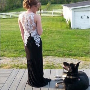 prom dress size 0-1 make me an off